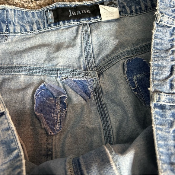 Vintage Levi’s Silvertab Jeans Mens 38x32 Blue Y2K 90s Carpenter Baggy Wide Leg - Picture 6 of 13